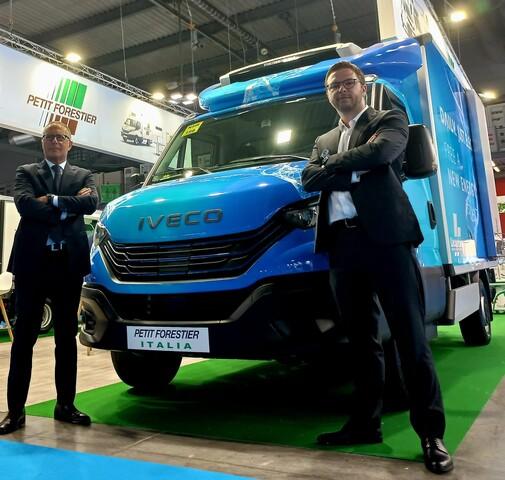 IVECO e Petit Forestier a TUTTOFOOD: l'eDaily alimenta la catena del freddo