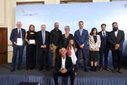 I vincitori della XV Edizione dei Mare Nostrum Awards con Massimo Gilett...