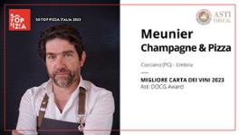 Meunier Champagne&Pizza vincitore premio speciale consorzio Asti Docg