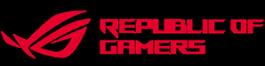 ROG logo single-color red horizontal