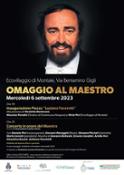 Locandina concerto Pavarotti 6 settembre