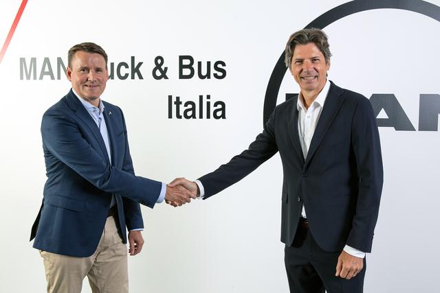 Alexander Vlaskamp, CEO di MAN Truck & Bus, ha visitato il quartier generale italiano