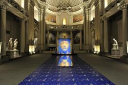 Veduta dell installazione Omar Galliani Un Opera per Zeffirelli Fondazione Zeffirelli Firenze 2023 Ph Luca Trascinelli 3
