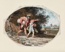 Felice Giani, Enea e Ascanio portano doni ai Tirii, 1810 circa, Palazzo Betivoglio, Bologna, ph