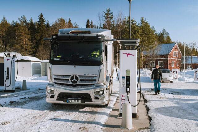 eActros in inverno: domande e risposte sull’utilizzo in presenza di ghiaccio o neve e in condizioni di freddo