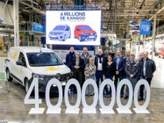 La Poste has received the 4 millionth Renault Kangoo vehicle built at Maubeuge