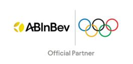 01 - ABINBEV AND OLYMPIC RINGS (Full Color) - Official Partner A