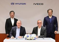 Hyundai Iveco Group eLCV supply agreement Seoul Jaehoon Chang President CEO HMC Gerrit Marx CEO Iveco Group Ken Ramirez EVP H