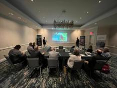 Brazilian delegation during a talk at Bond ARC US, in November in Orlando