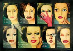 Gruppo 70 - Luciano Ori, Il filo della bellezza, 1963, Collage su cartoncino, 49,8 x 69,7 cm, Prato, Collezione Carlo Palli