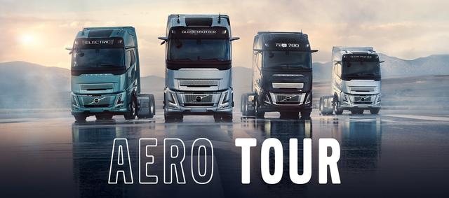 Parte l’Aero Tour di Volvo Trucks: in viaggio per l’Italia