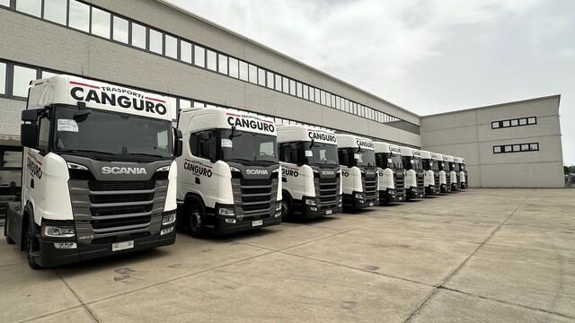 Canguro SpA introduce 50 Scania Super per una flotta affidabile e l’abbattimento dei consumi