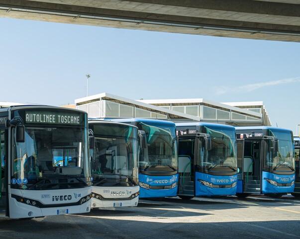 IVECO BUS rinnova la flotta di Autolinee Toscane con 100 Crossway Line, 13 Daily Mobi e 12 Streetway CNG