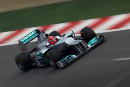 mercedes test barcellona 4 day
