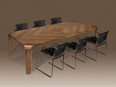 FF Serengeti table zebrano with Blixen chairs 1