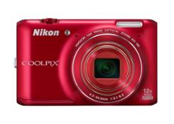 Nikon Coolpix S6400 RD front lo