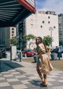 Ashley Madekwe shot for Burberry Art of the Trench Los Angeles