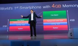ASUS CEO Jerry Shen at launch event in Jakarta announces ZenFone 2-world’s first 4GB