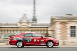 150623 New SKODA Superb is 'Red Car' in Tour de France 2015 (1)