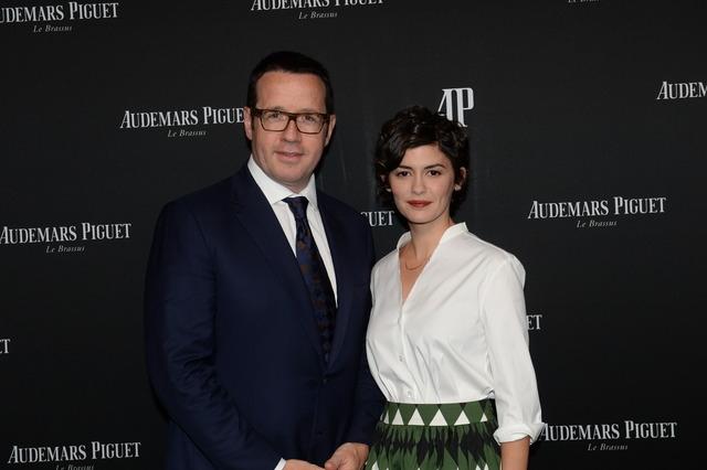 Alice and Audemars Piguet CEO Francois-Henry Bennahmias attend The