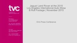 GVs Press Conference LA Motor Show 2015