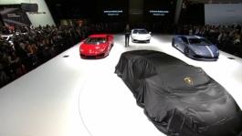 Lamborghini Press Conference at 2016 Geneva Motor Show