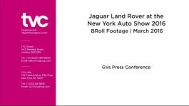 GVs Press Conference New York Auto Show 2016
