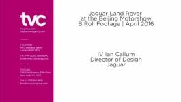 IV Ian Callum Director of Design Jaguar, 2016 Beijing Auto Show