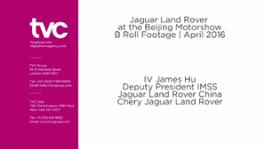 IV James Hu Deputy President IMSS Jaguar Land Rover China Chery Jaguar Land Rover, 2016 Beijing Auto Show