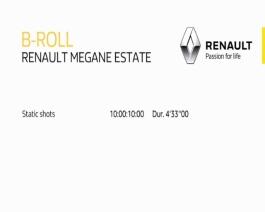 New Renault MEGANE Estate exterior static shots