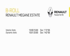 New Renault MEGANE Estate interior and dynamic shots