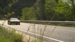 Audi R8 Spyder Footage Vegas Yellow