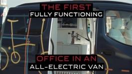 The Future Of Working Nissan E Nv0 Workspace Is The World S First All Electric Mobile Office