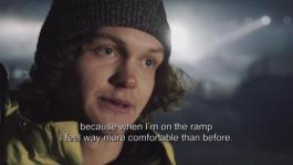 Dunlop Ski Jump - Interview with Skier (EN)