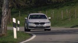 BMW 520d. Driving scenes