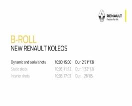 New Renault KOLEOS - Press B-roll