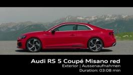 Audi RS 5 Coupé Misano red - Footage on Location Andorra