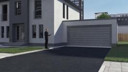 Animation Audi A8 - Audi AI parking pilot and garage pilot