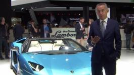 Maurizio Reggiani, Director Research and Development, introduces the New Lamborghini Aventador S Roadster (English)