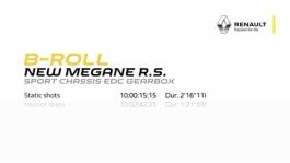 New Renault MEGANE R S Sport chassis and EDC gearbox