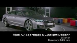Footage Audi A7 Sportback & „Insight Design“