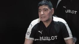 Champion advice - Diego Maradona
