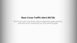 Rear Cross Traffic Alert