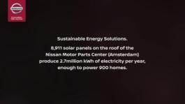 Nissan switches on largest collective solar roof in the Netherlands