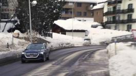 Footage Audi e-tron Shuttle Service WEF Davos