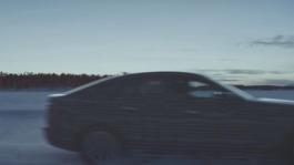 The BMW i4 undergoes winter trial tests
