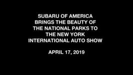 Subaru NY Auto Show B-Roll Package 041619