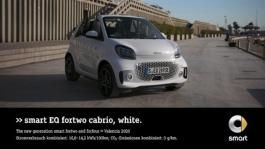Driving event valencia - smart EQ fortwo cabrio white