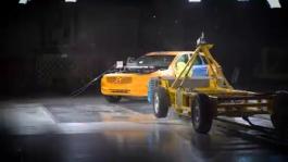 198656 New Volvo V90 Cross Country Crash Test - Side Impact Collision