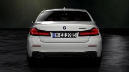 The new BMW 5 series; morphing rear